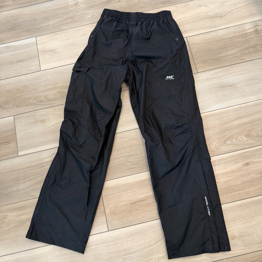 Helly Hansen Packable Black Rain Pants M HellyTec… - image 11